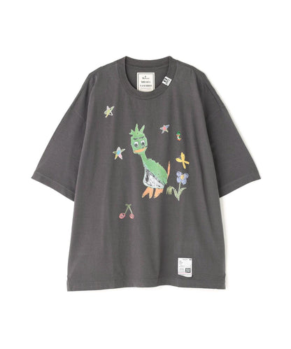 塗鴉圖案 T恤 Maison MIHARAYASUHIRO LEON KIDS DOODLE TEE BLACK