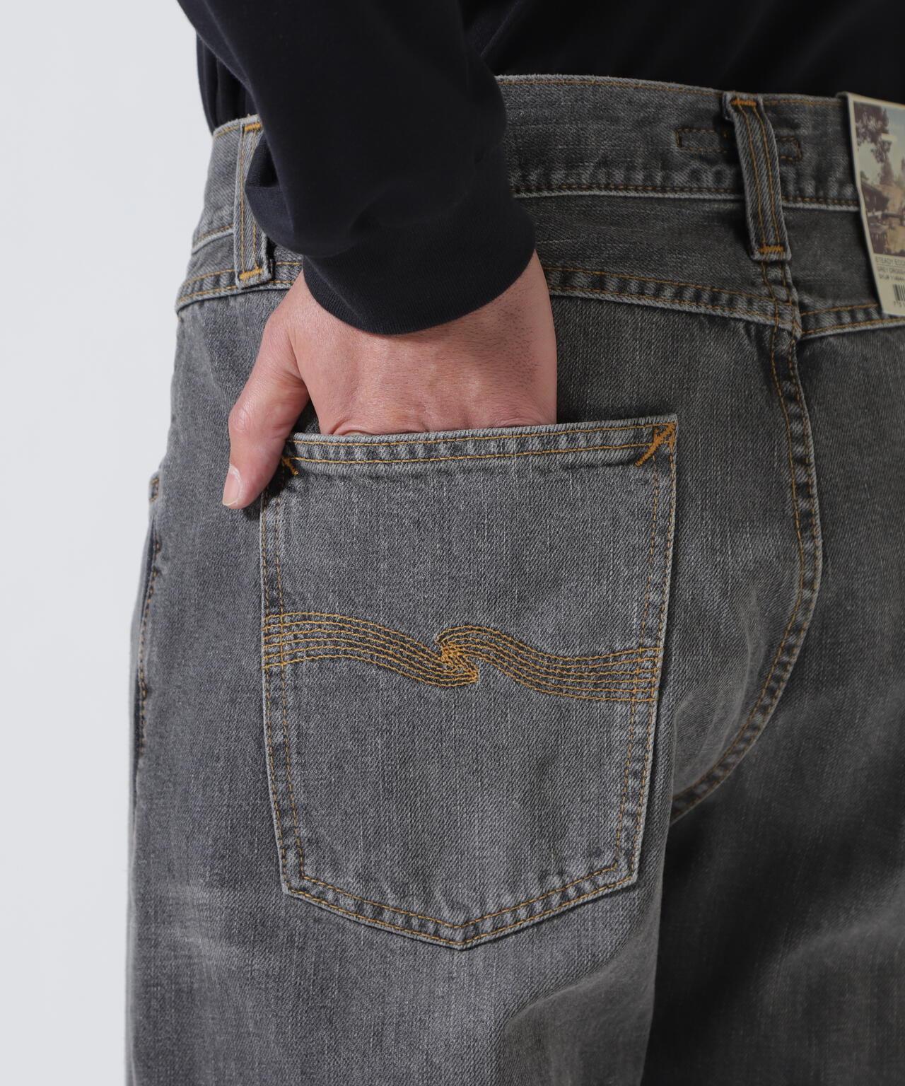 NUDIE JEANS Steady Eddie II Grey Crosshatch 牛仔褲