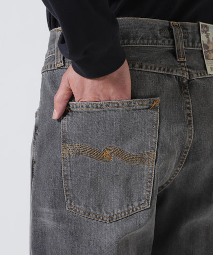 NUDIE JEANS Steady Eddie II Grey Crosshatch 牛仔褲