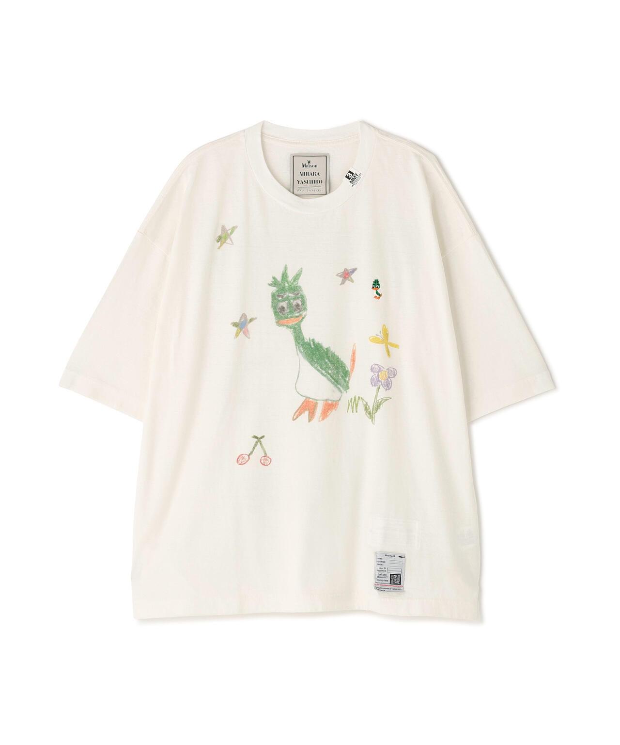 塗鴉圖案 T恤 Maison MIHARAYASUHIRO LEON KIDS DOODLE TEE BLACK