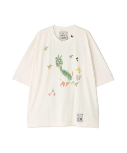 塗鴉圖案 T恤 Maison MIHARAYASUHIRO LEON KIDS DOODLE TEE BLACK