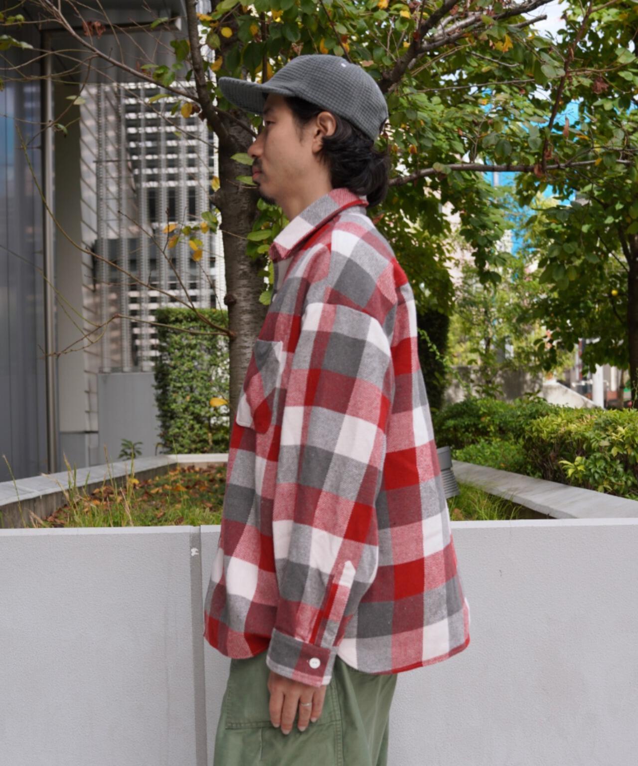 B omnivore BLOCK CHECK SHIRTS 方塊格襯衫