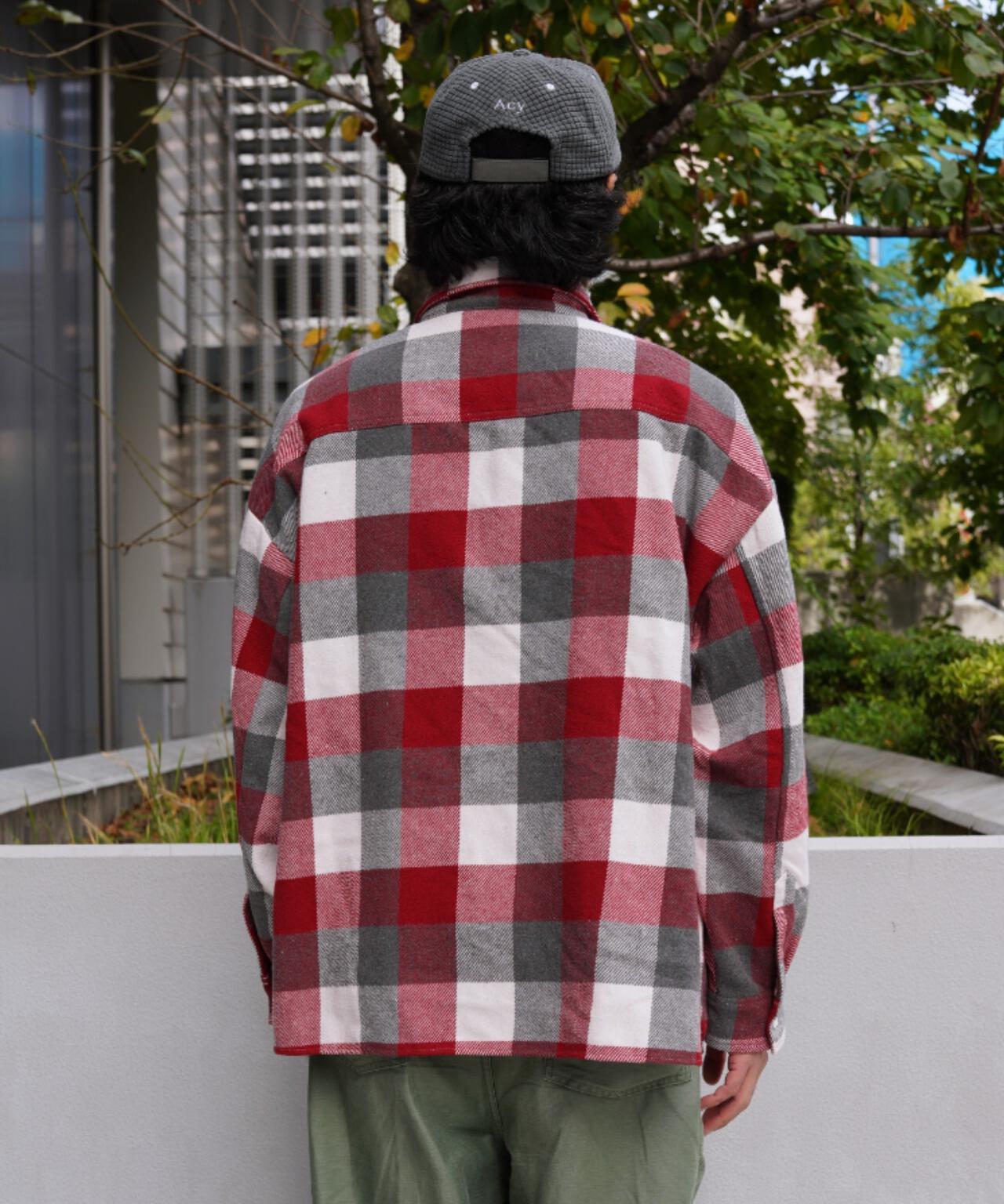 B omnivore BLOCK CHECK SHIRTS 方塊格襯衫