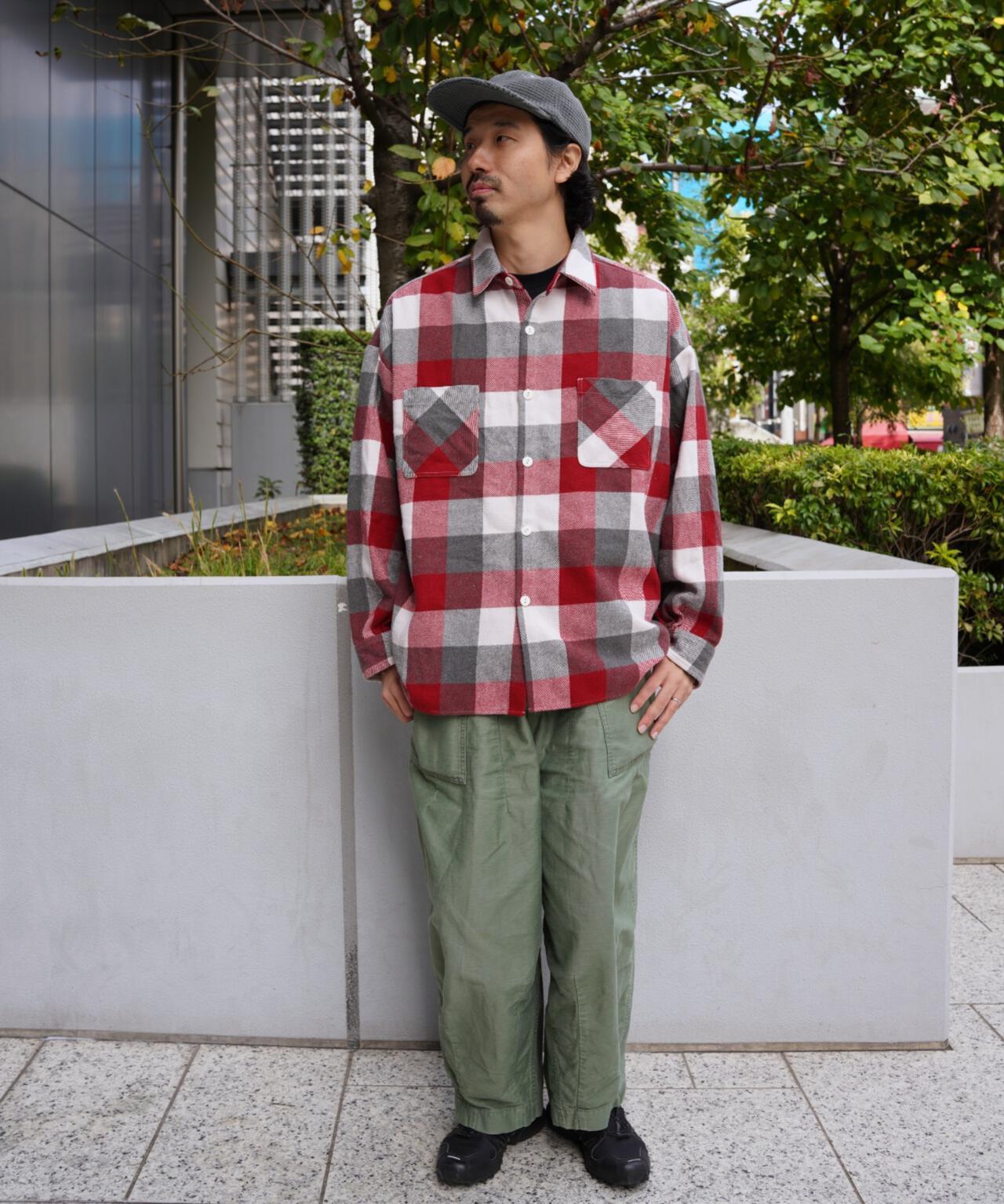 B omnivore BLOCK CHECK SHIRTS 方塊格襯衫