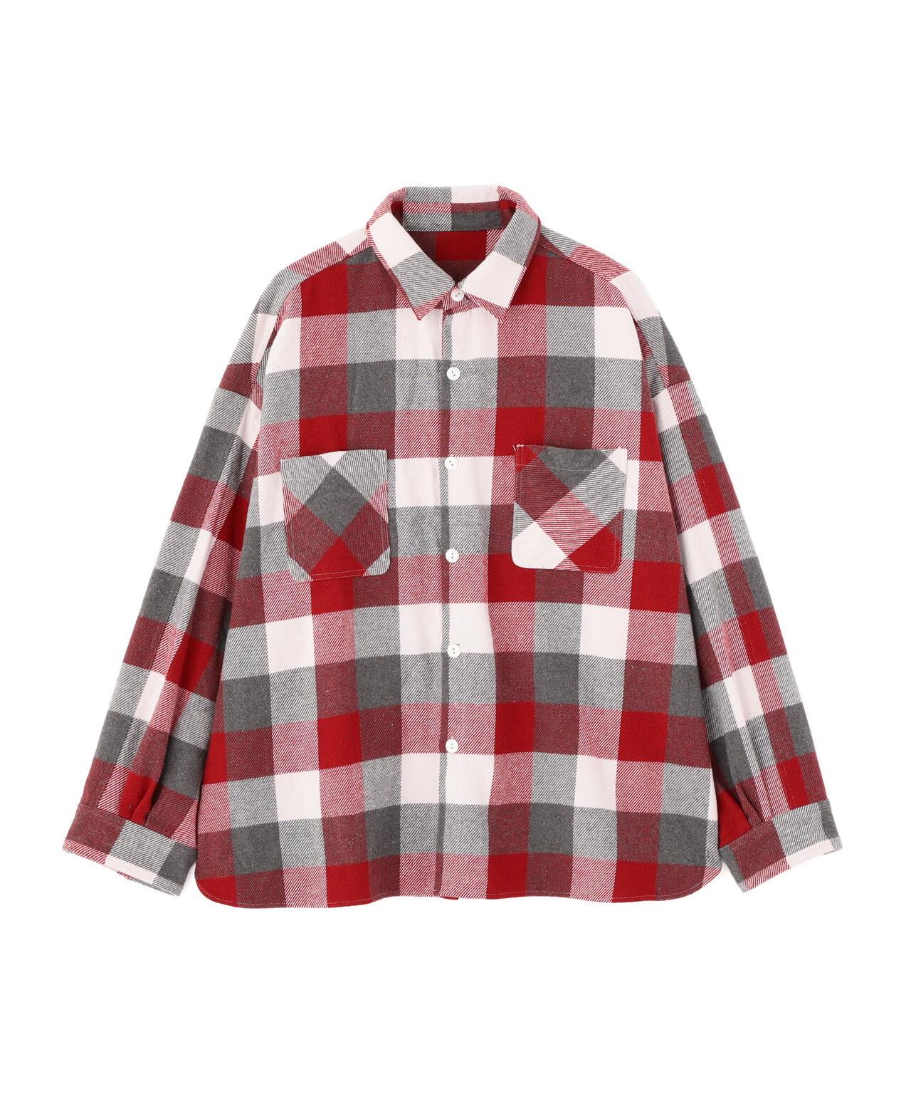 B omnivore BLOCK CHECK SHIRTS 方塊格襯衫