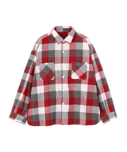 B omnivore BLOCK CHECK SHIRTS 方塊格襯衫