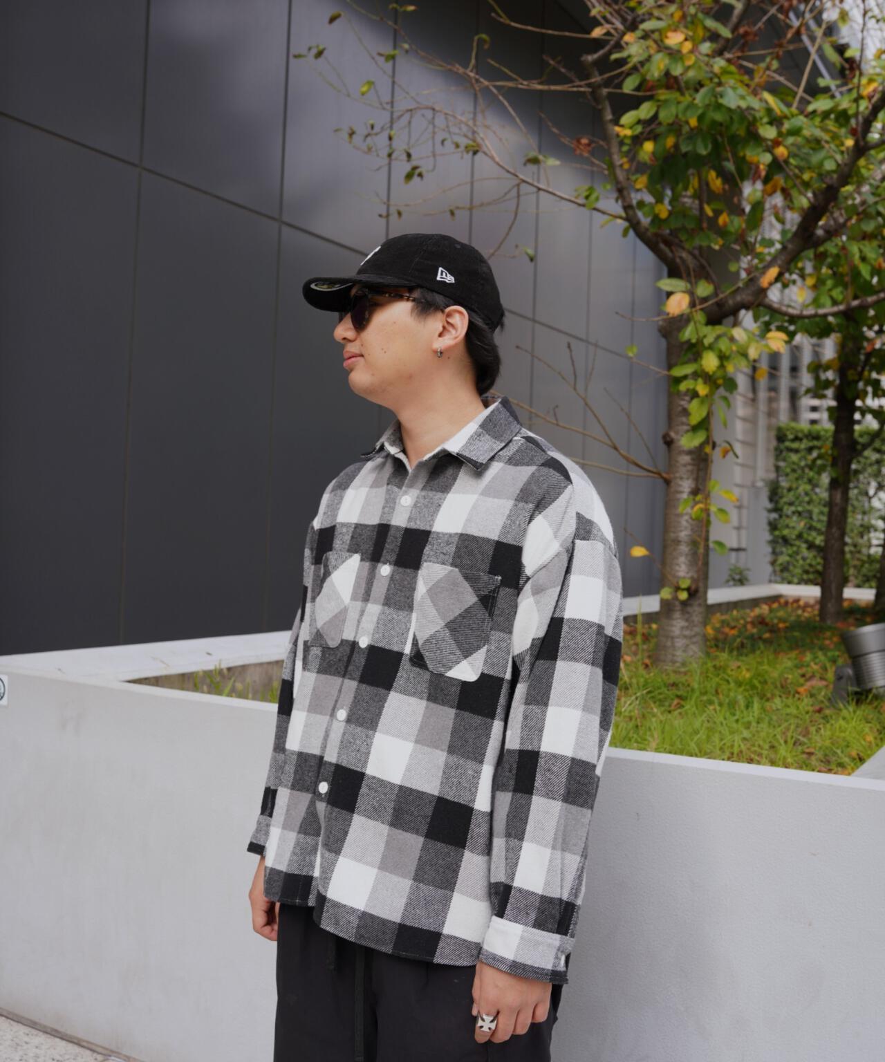 B omnivore BLOCK CHECK SHIRTS 方塊格襯衫