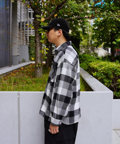 B omnivore BLOCK CHECK SHIRTS 方塊格襯衫