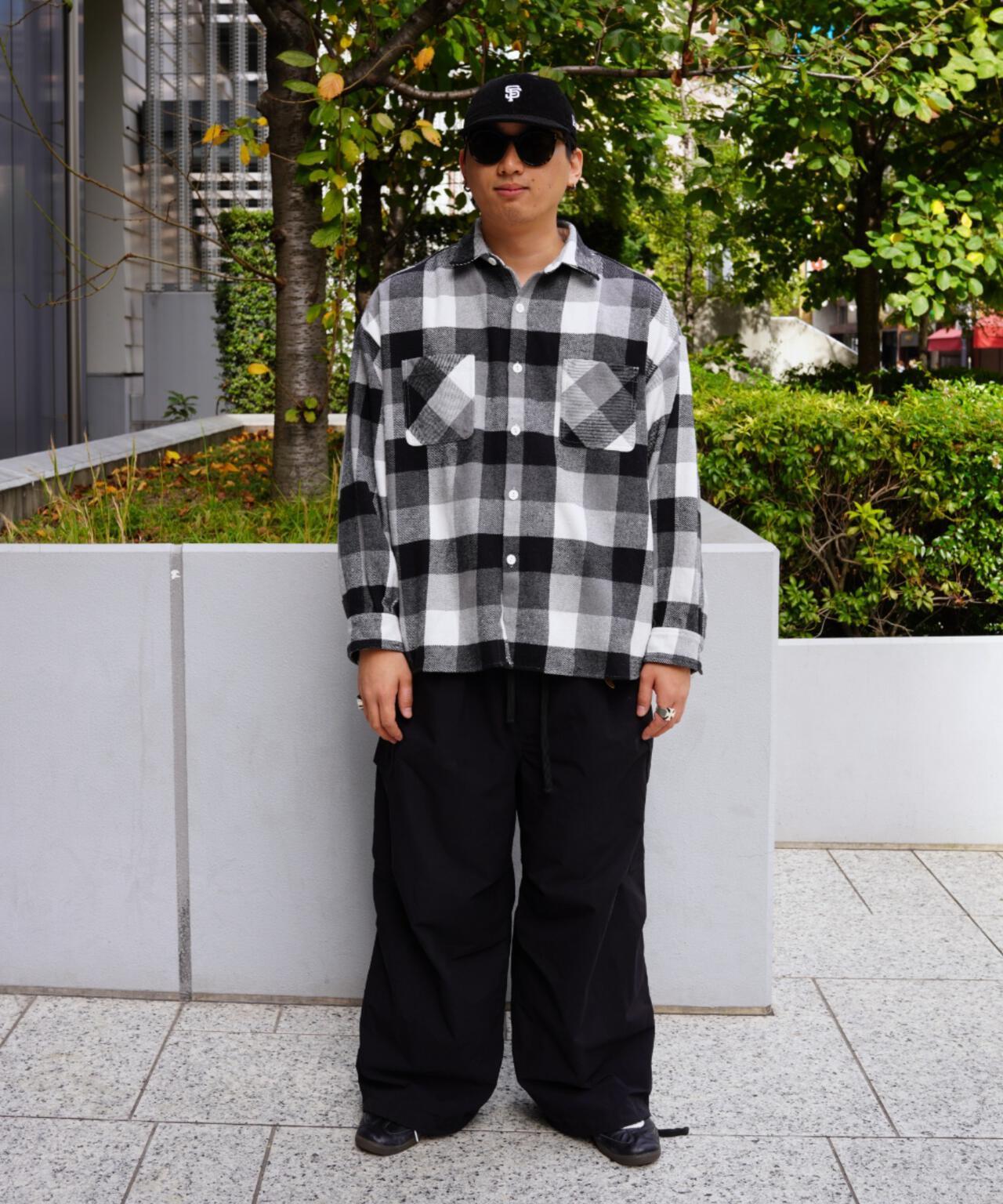 B omnivore BLOCK CHECK SHIRTS 方塊格襯衫