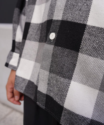 B omnivore BLOCK CHECK SHIRTS 方塊格襯衫