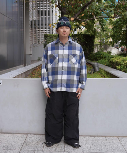 B omnivore BLOCK CHECK SHIRTS 方塊格襯衫