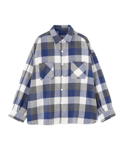 B omnivore BLOCK CHECK SHIRTS 方塊格襯衫