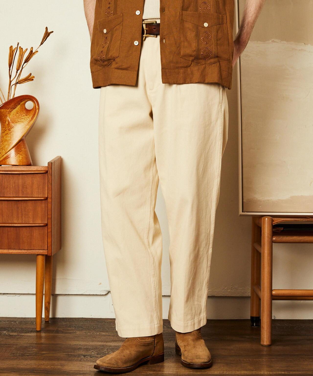 KERSEY TROUSERS 卡爾澤面料長褲
