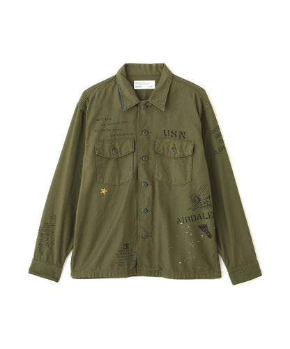 做舊 AGED LOOK L/S UTILITY SHIRT 長袖工裝襯衫