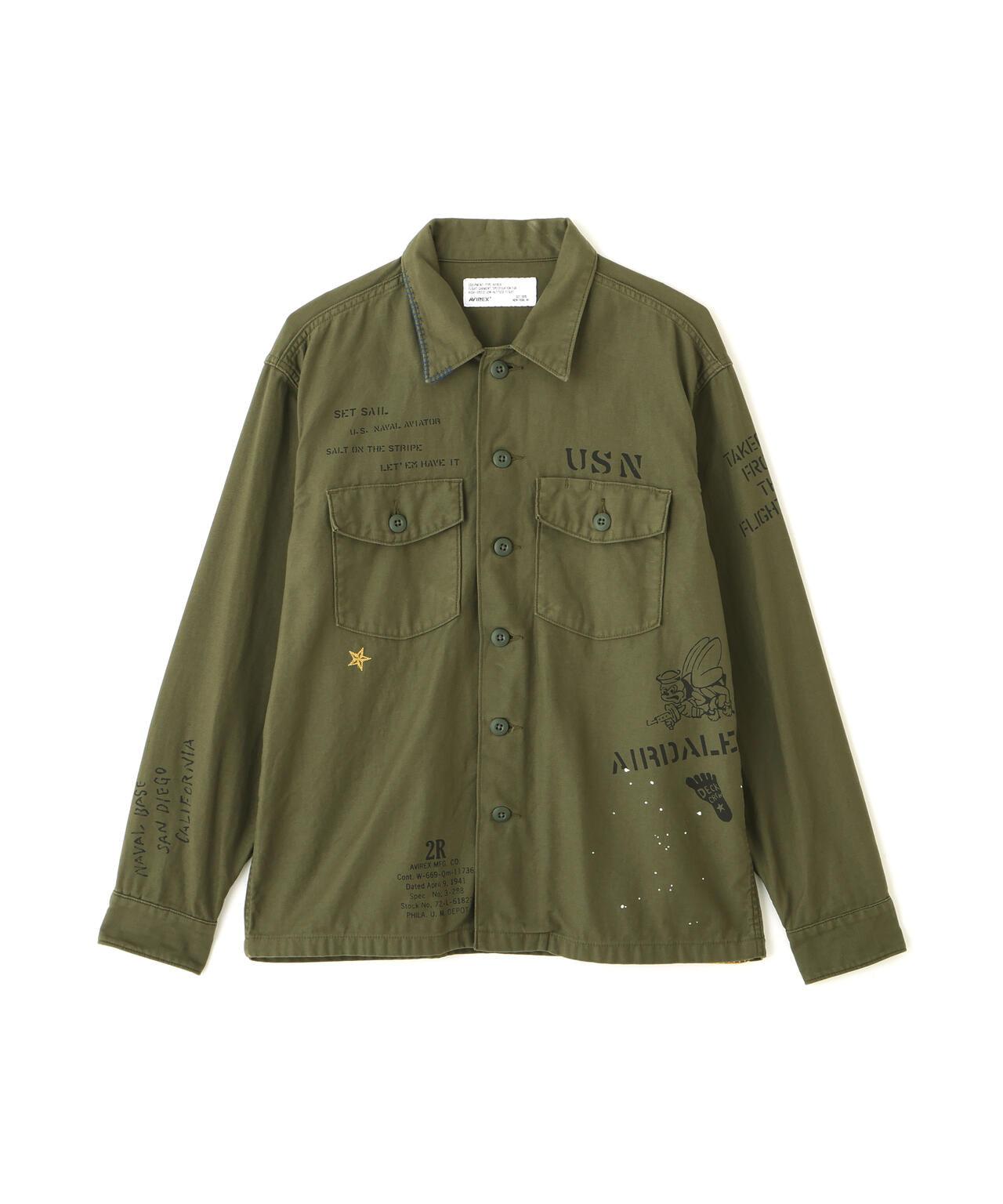 做舊 AGED LOOK L/S UTILITY SHIRT 長袖工裝襯衫