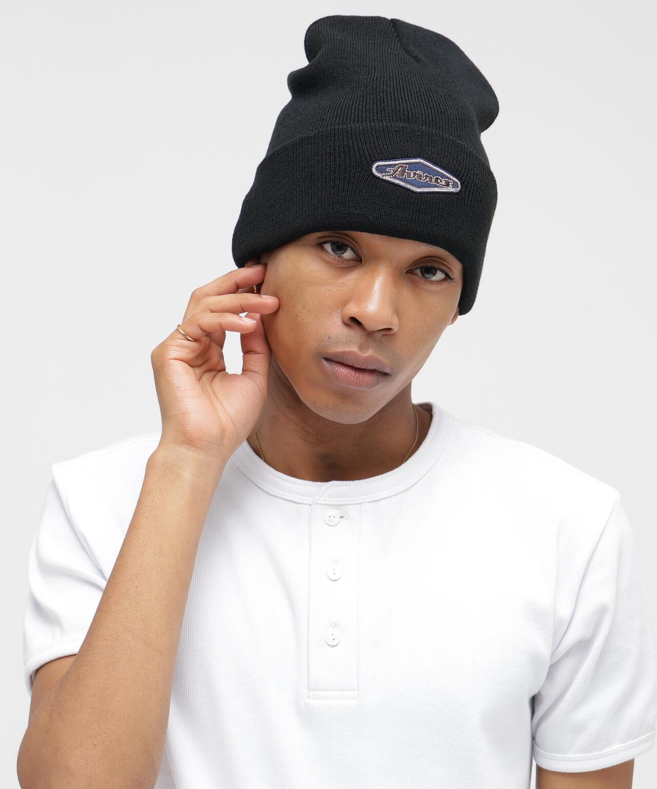 VARSITY LOGO KNIT WATCH 字母徽標針織帽