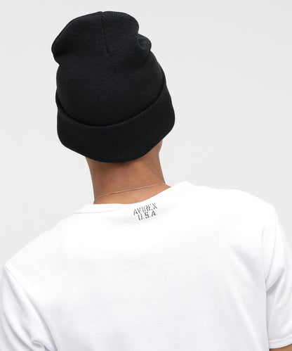 VARSITY LOGO KNIT WATCH 字母徽標針織帽