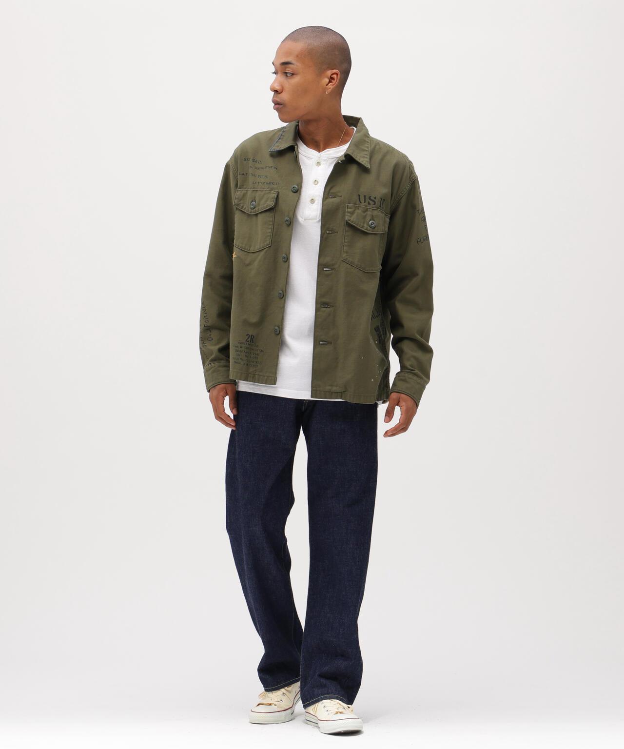 做舊 AGED LOOK L/S UTILITY SHIRT 長袖工裝襯衫