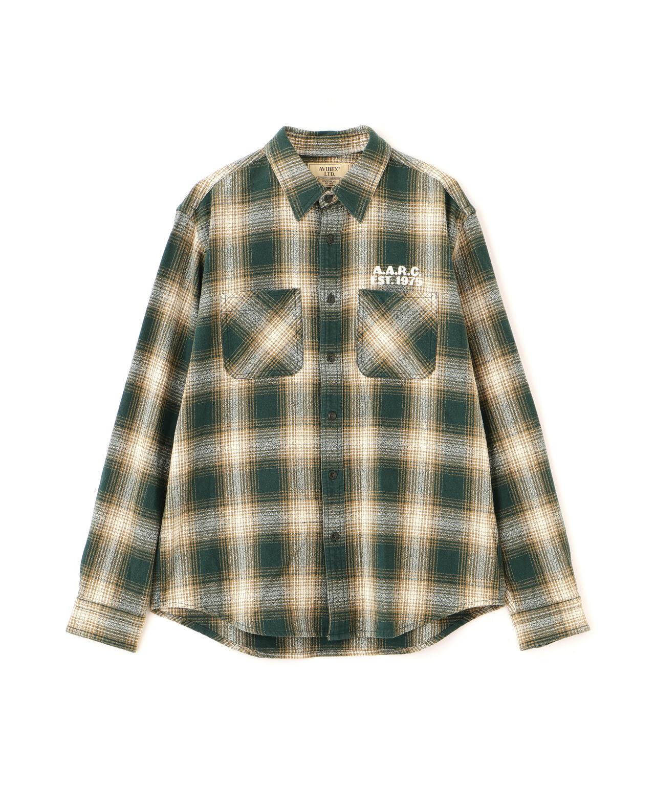 《A.A.R.C》 OMBRE CHECK EMB SHIRT 襯衫