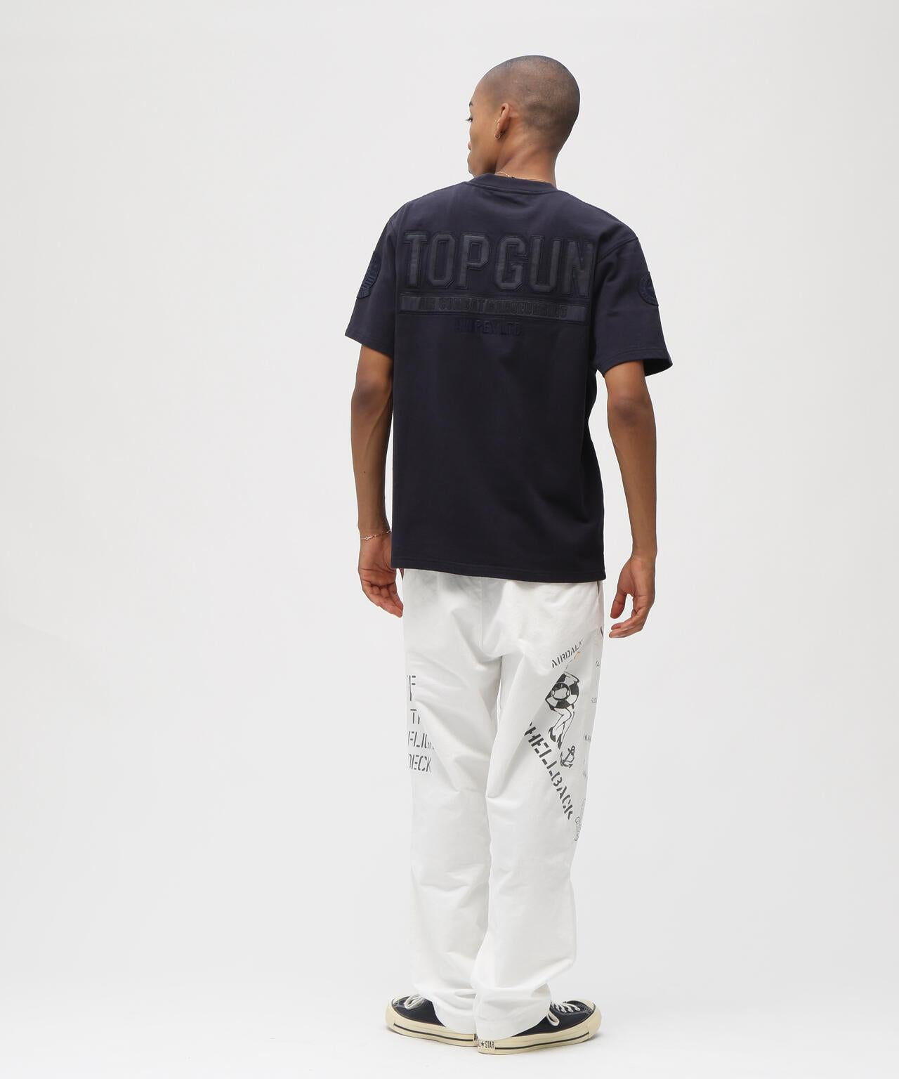 AGED LOOK STENCIL CHINO 做舊 模板印花 休閒褲