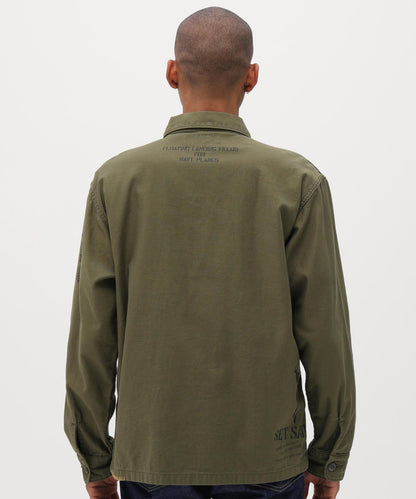 做舊 AGED LOOK L/S UTILITY SHIRT 長袖工裝襯衫