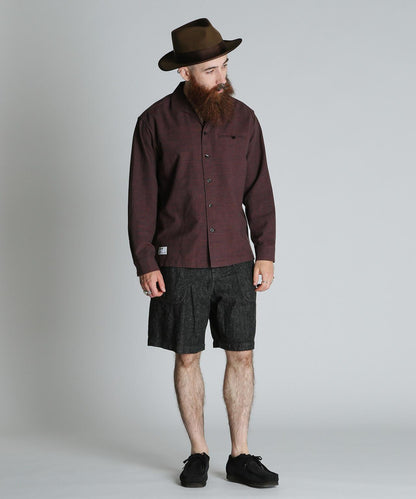 混色鯊魚領 MIX SHARK COLLAR SHIRT 襯衫