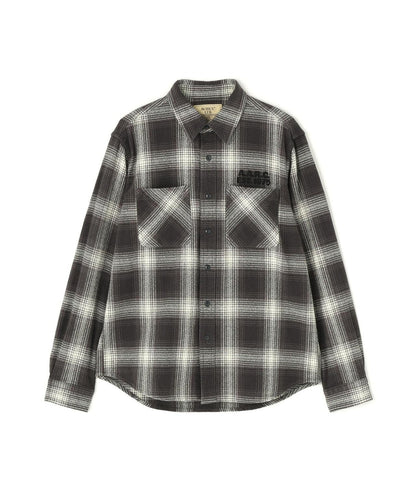 《A.A.R.C》 OMBRE CHECK EMB SHIRT 襯衫