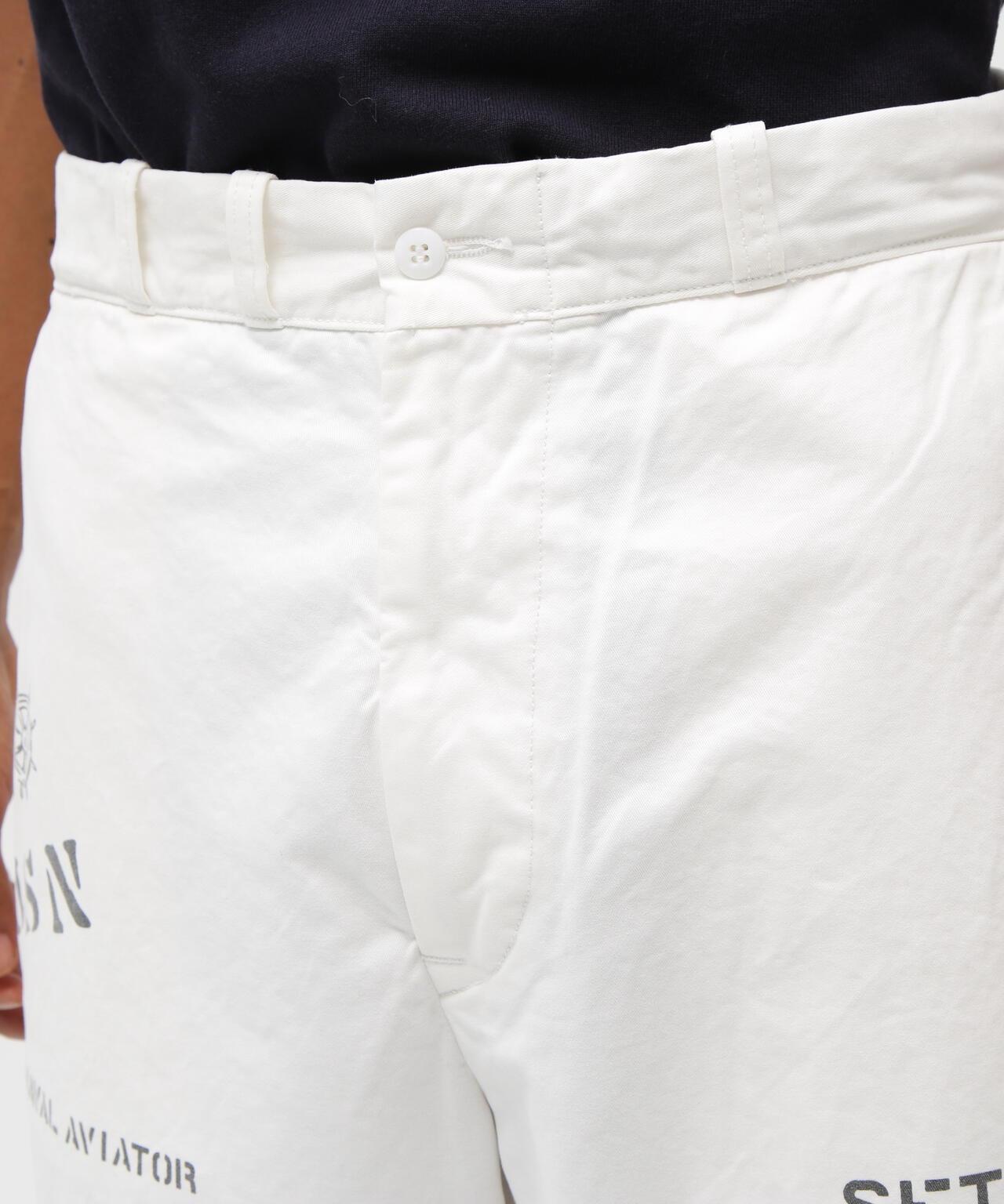 AGED LOOK STENCIL CHINO 做舊 模板印花 休閒褲