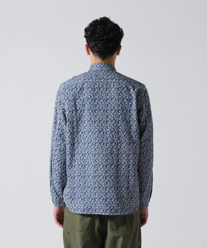 FLORAL PATTERN WORK L/S SHIRT