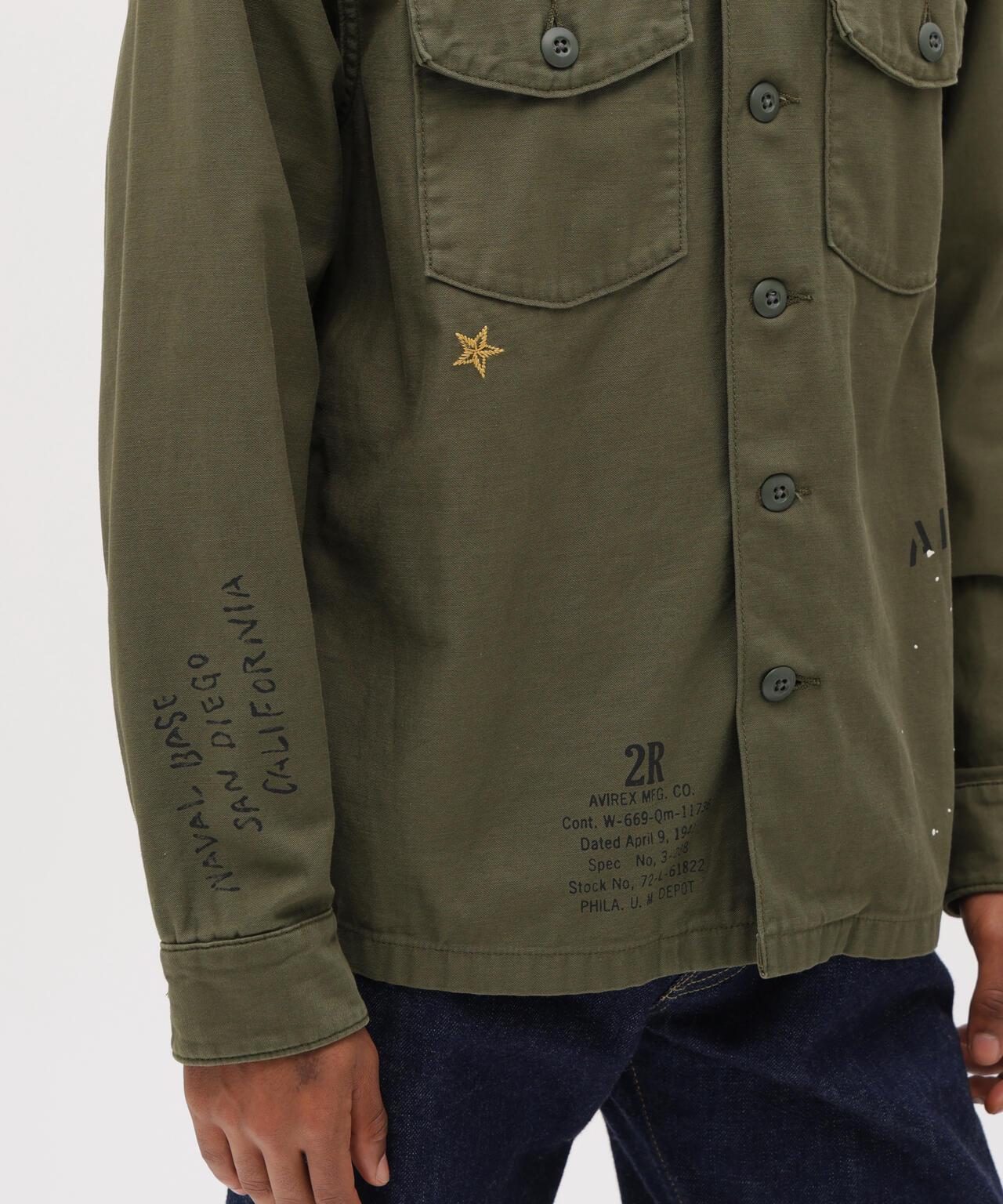 做舊 AGED LOOK L/S UTILITY SHIRT 長袖工裝襯衫