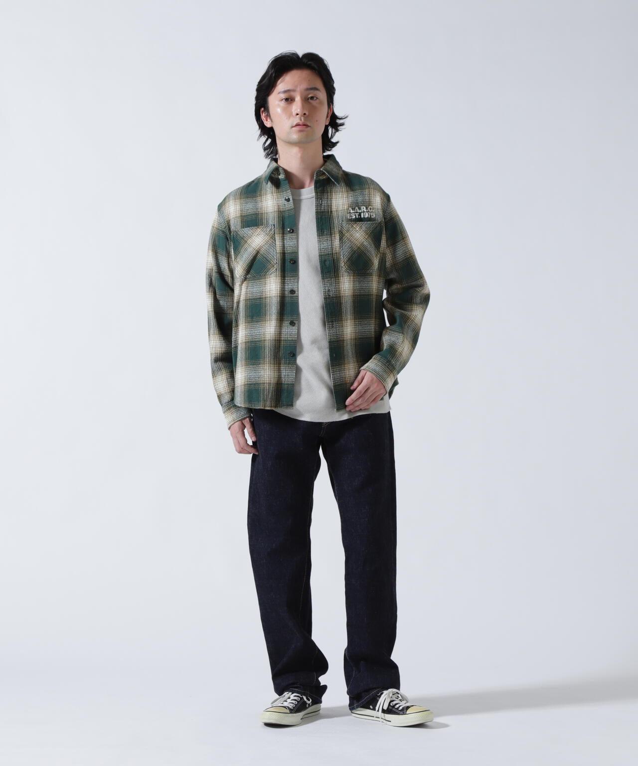《A.A.R.C》 OMBRE CHECK EMB SHIRT 襯衫