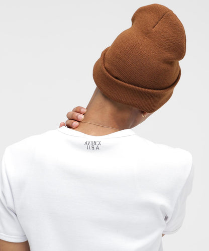 VARSITY LOGO KNIT WATCH 字母徽標針織帽