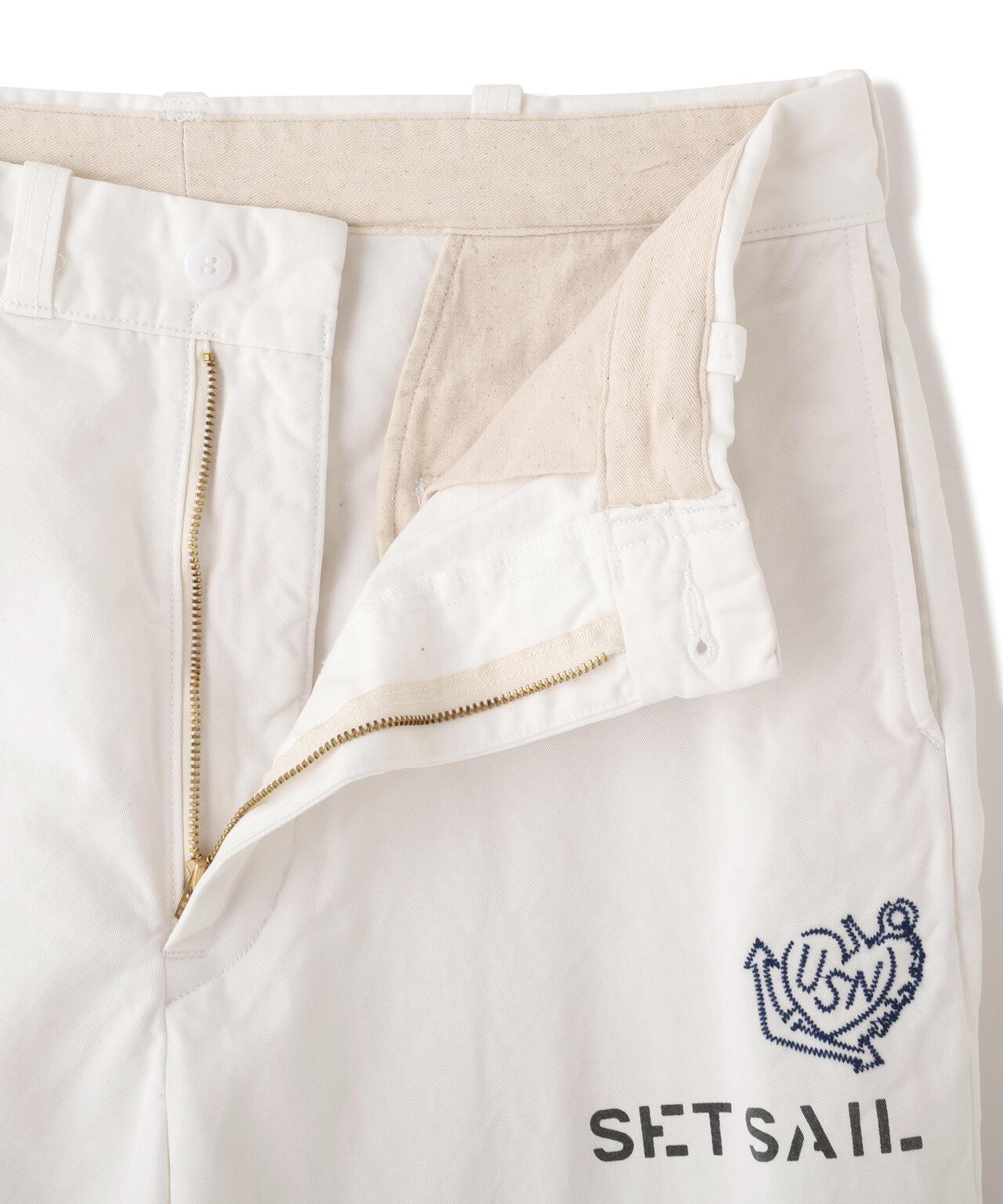 AGED LOOK STENCIL CHINO 做舊 模板印花 休閒褲