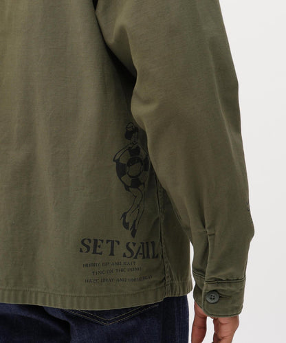 做舊 AGED LOOK L/S UTILITY SHIRT 長袖工裝襯衫