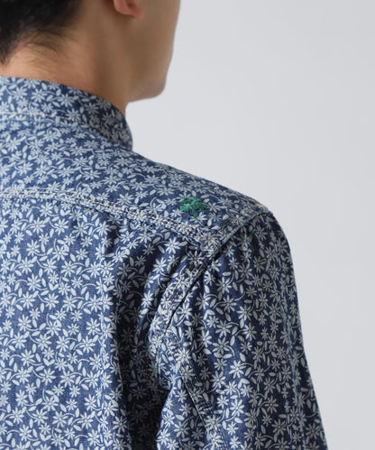 FLORAL PATTERN WORK L/S SHIRT