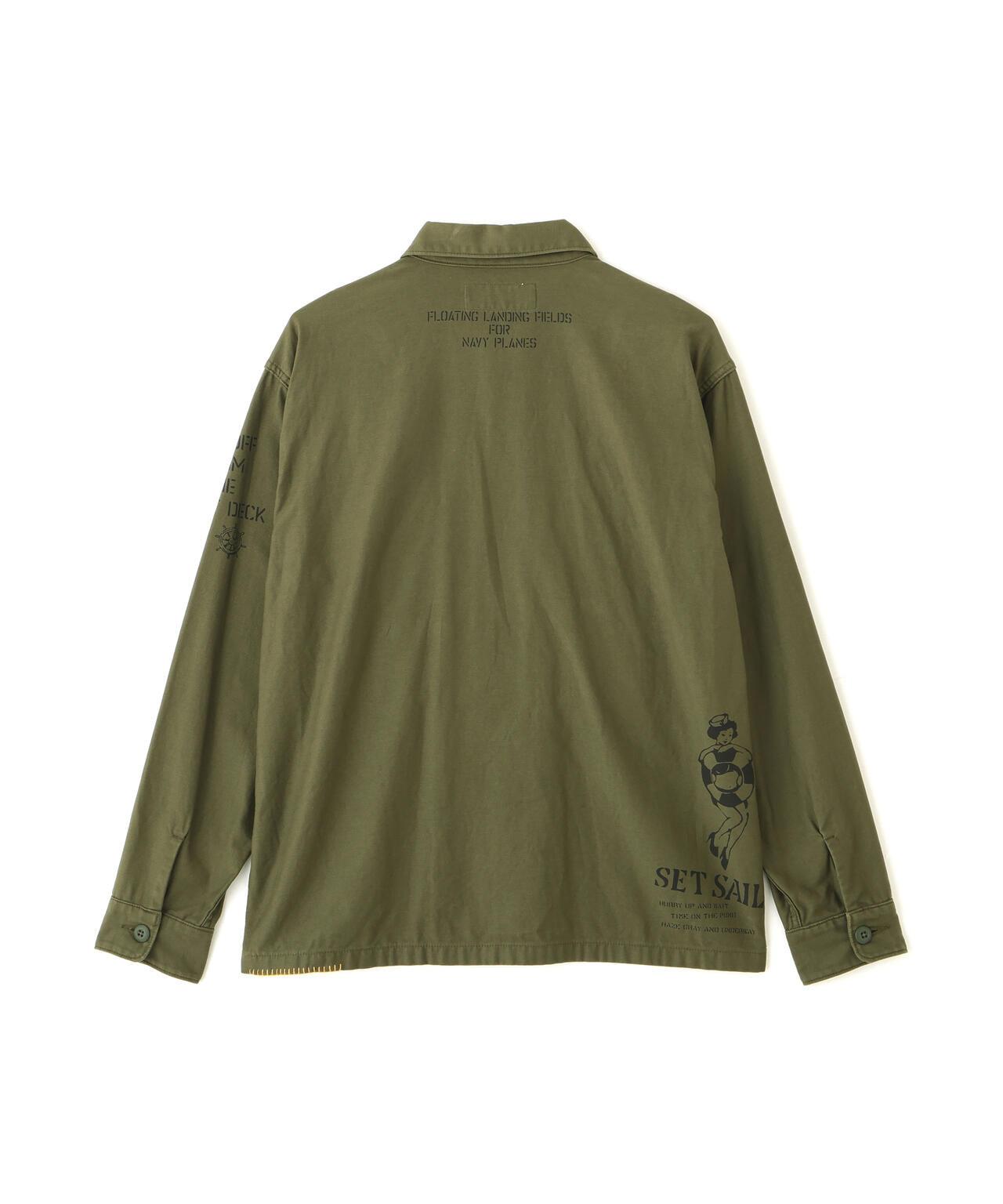 做舊 AGED LOOK L/S UTILITY SHIRT 長袖工裝襯衫