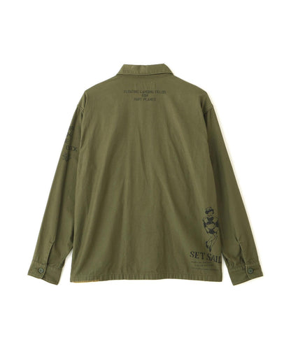 做舊 AGED LOOK L/S UTILITY SHIRT 長袖工裝襯衫