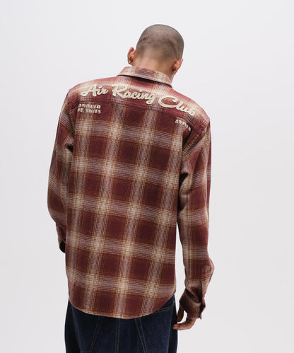 《A.A.R.C》 OMBRE CHECK EMB SHIRT 襯衫