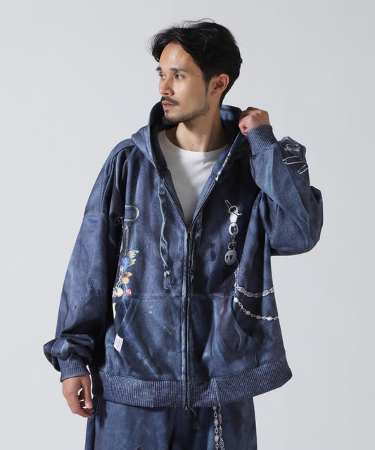 TALKING ABOUT THE ABSTRACTION EX ACC 衛衣面料連帽衛衣