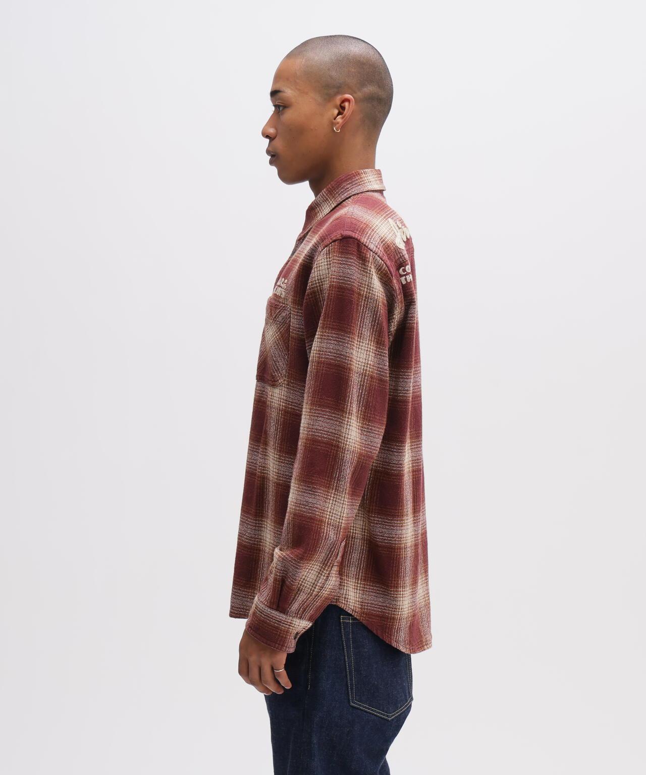 《A.A.R.C》 OMBRE CHECK EMB SHIRT 襯衫