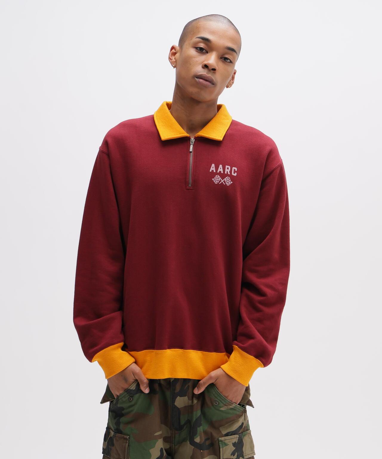 《A.A.R.C》 HALF ZIP SWEAT 衛衣