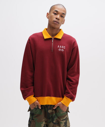 《A.A.R.C》 HALF ZIP SWEAT 衛衣