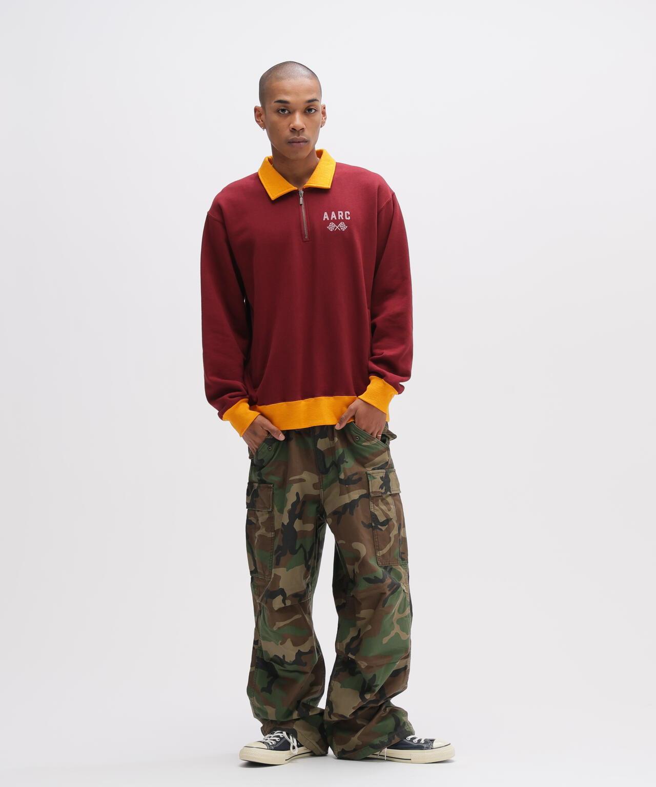 《A.A.R.C》 HALF ZIP SWEAT 衛衣