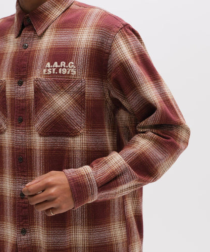 《A.A.R.C》 OMBRE CHECK EMB SHIRT 襯衫
