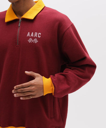 《A.A.R.C》 HALF ZIP SWEAT 衛衣