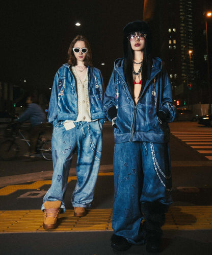 TALKING ABOUT THE ABSTRACTION EX ACC 衛衣面料連帽衛衣