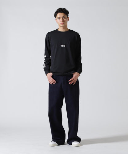 SY32 by SWEET YEARS MULTI LOGO L/S TEE 多Logo長袖T恤