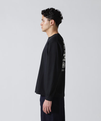 SY32 by SWEET YEARS MULTI LOGO L/S TEE 多Logo長袖T恤