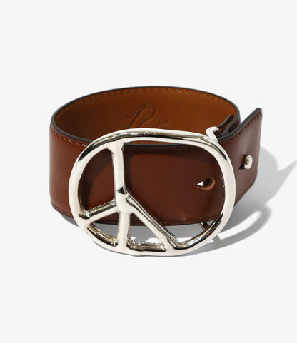 Needles Peace Buckle Bracelet Steer Lthr 牛皮手鍊