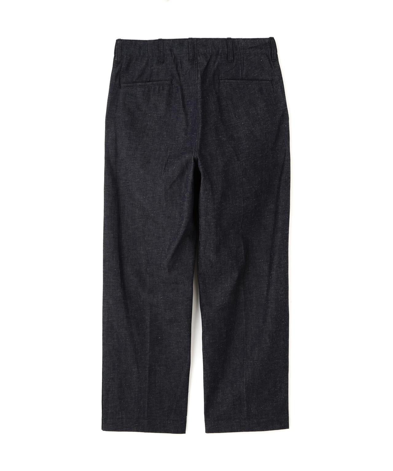 結粒牛仔 NEP DENIM RAW TROUSERS 褲子